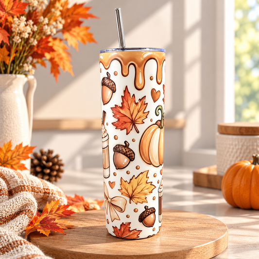 Autumn Vibe 20 oz Tumbler