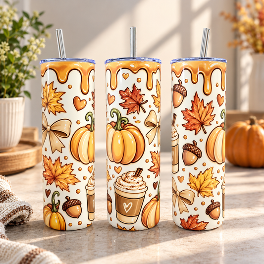 Autumn Vibe 20 oz Tumbler