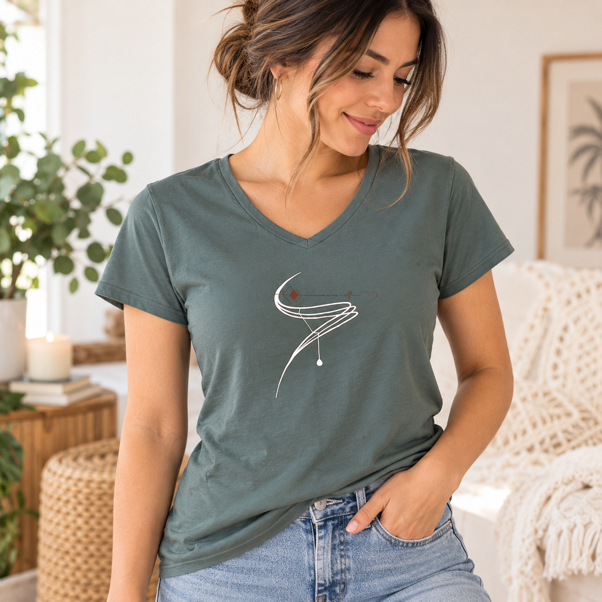 Minimalist Abstract Graphic T-Shirt