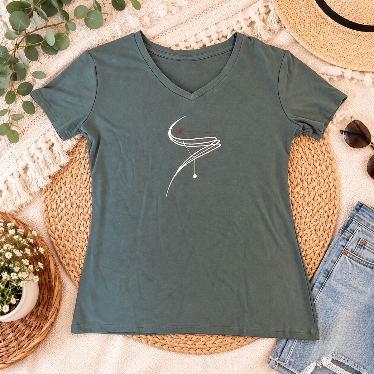 Minimalist Abstract Graphic T-Shirt